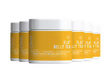 Load image into Gallery viewer, Flat Belly Tea metabolism support supplement 6-pack bundle - PureLife Organics weight loss tea containers
